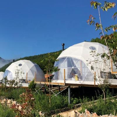 China Waterpoof Four Seasons 6M Turtle Geodesic Hotel Dome Igloo Tents for sale