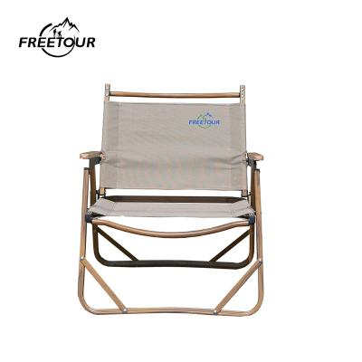 China Modern Outdoor Portable Light Recline Compact Beech Wood Fishing Camping Chairs For Hiking for sale