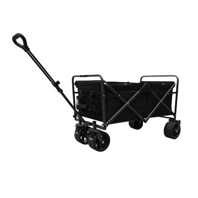 China Beach Modern Garden Desgin Wagon Outdoor Serving Camping Accessories Folding Wagon With Brack for sale