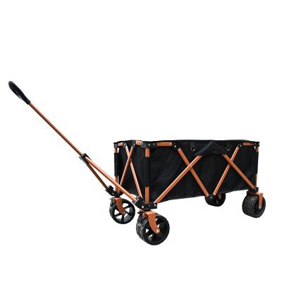 China Desgin 4 Wheel Modern Fold Camp Trolley Outdoor Folding Camping Cart Service Certificate for sale