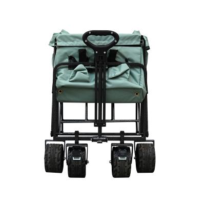 China Desgin OEM Folding Trolley Hand Cart Stroller Modern Garden Service Beach Cart With Adjustable Handle for sale