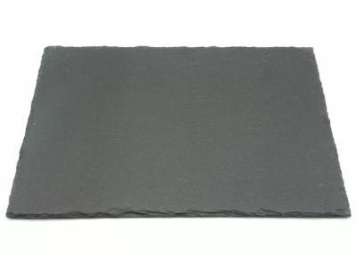 China As bordas ásperas Slate a forma retangular 30cm x 20cm da placa de corte do queijo com almofadas à venda