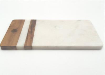 China Customized Stone Placemats Rectangular Marble Acacia Wood Cutting Boards for sale