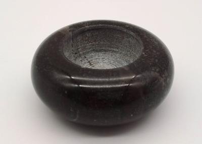 China 7.8cm x 3cm schwarze Marmorkerze rüttelt guten Widerstand der hohen Temperatur zu verkaufen