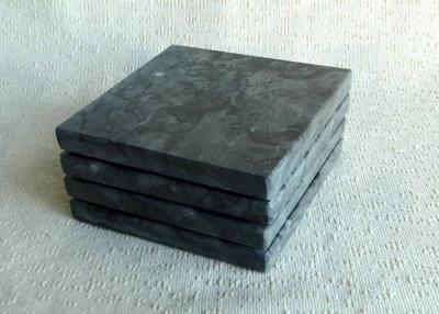 中国 10x10 cm Plain Stone Coasters Table decoration Eco-friendly 販売のため