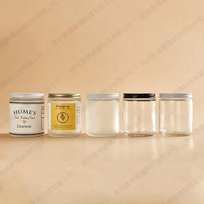 China Home Decor Luxury Soy Wax Scented Candle in Glass Jar and Customized High End Carton Box for sale