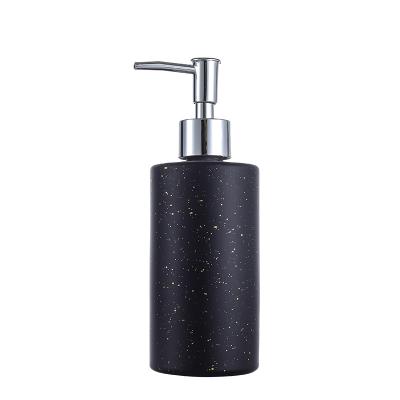 China Black Personal Care Foam Soap Dispenser Glass Lotion Bottle With Stainless Steel Pump Spray for sale