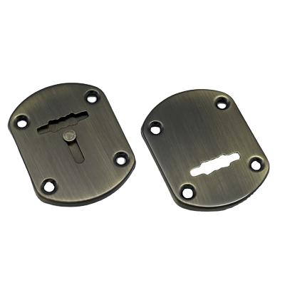 China modern round shape iron security europe standard escutcheon for door for sale