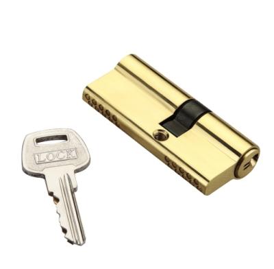 China Brass High End Type Safe European Door Lock Snake Key Cylinder for sale