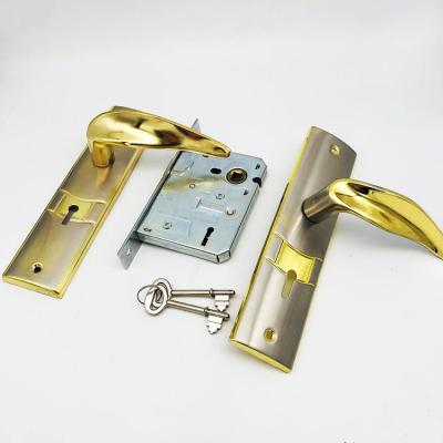 China Mortise Door Lock Wood Door Lock South Africa Key Construction Type Set For Interior Door for sale