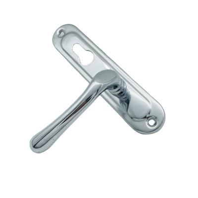 China New Kind Traditional Classic Flat Iron Aluminum Door Handle For Interior Door for sale