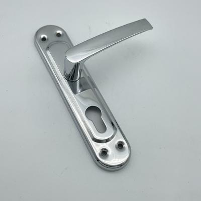 China Modern Classic European Aluminum Furniture Door Handle For Mortise Door Lock for sale