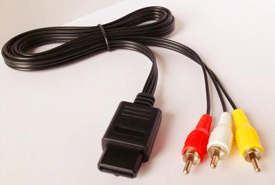 China N64 RCA GC Cord Cable For Nintendo Gamecube Video TV AV 6ft for sale