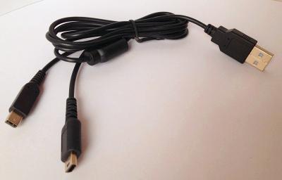 Κίνα USB - καλώδιο χρέωσης στοιχείων NDSI/NDSL 2IN1 USB για τη Nintendo DS Lite ΔΣΛ προς πώληση