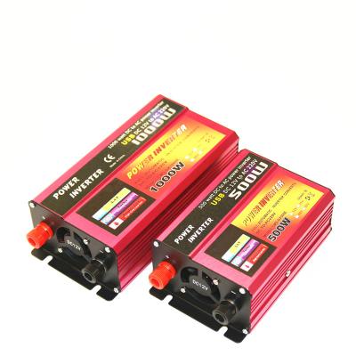 China 500W Modified Sine Wave Inverter Dual Input Inverter For Car Into Solar System 126*95*55mm for sale