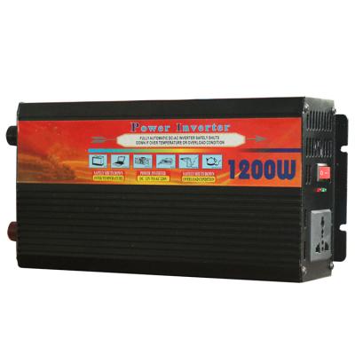 China Best Selling DC to AC Power Inverter Modified 1200 Watt High Power Wave Inverter 215*150*80mm for sale