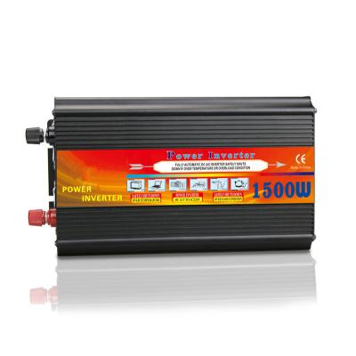 China DC 12V 1500 Watt AC 220V Single Output Type Output Modified Sine Wave Inverter 280*160*100mm for sale