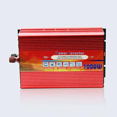 China Off Grid Peak 2000W High Capacity DC To AC Modified Sine Wave Inverter Red Color 220*160*100mm for sale