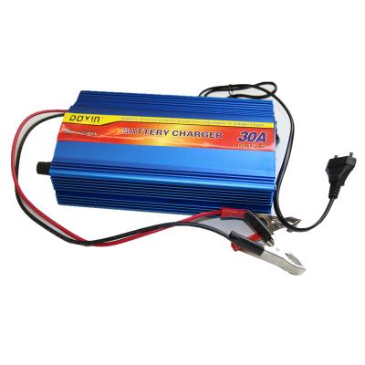 China China-chic New 220V AC to DC 12V 3 Stage 30A Battery Charger for Car Battery for sale