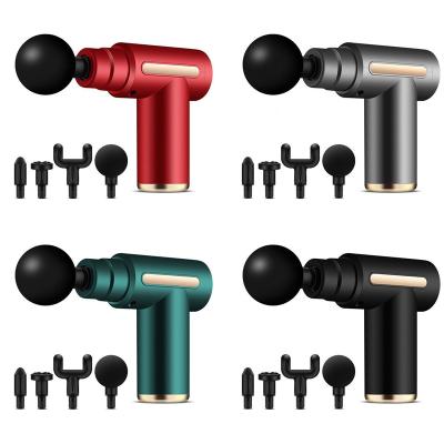 China Body Professional 6 Heads Speed ​​4 Heads Massager Pain Sports Massager Fascia Gun Muscle Massage Gun for sale