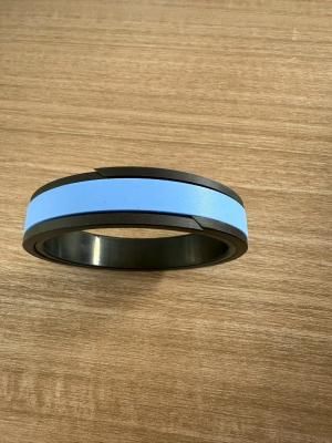 China Blue Rubber SPGW Seal 70 Shore A 76.2*14.71mm Black Chemical Resistance for sale