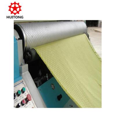 China Fully Automatic Embossing Hotels Rolls Cloth Ultrasonic Quilting Machine for sale