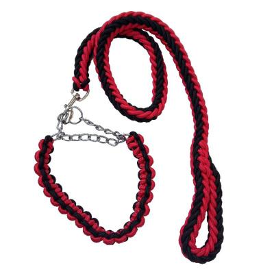 China 2022 New Sustainable Braid Eight-Strand Dog Rope Nylon Outdoor Traction Small, Medium and Large Dog Leash Traction Walking Rope for sale