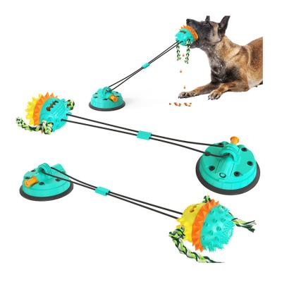 China Cotton Hemp Pet Toy Set Dog Chew Vacuum Suction Cup Rope Ball From Pet Cat Dog Factory Wholesale Price for sale