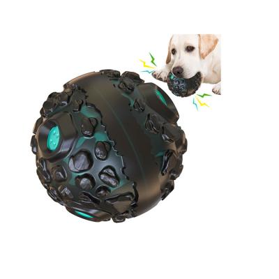 China Hot Sale Eco-friendly Dog Rubber Chew Sucker Dog Cat Dog Leaking Pet Fooding Molar Ball for sale