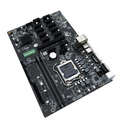 China Server 2 PCIE Graphics Cards B250C Motherboard Main Board GPU V1.0 12P 1X With Intel B250 B250C PCH Chipset for sale