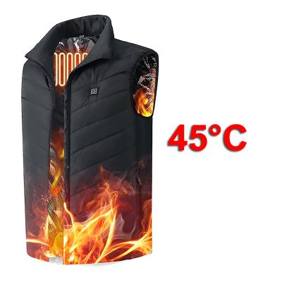 China Winter 9 Zone Warm Anti-Wrinkle Fashion Men's Vest USB Thermal Intelligent Rechargeable Electric Heated Vest Heating Vest for Women and Men for sale