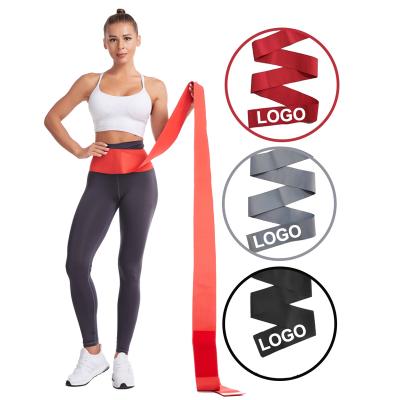 China Dropshipping Women Compression Latex Free Body Shaper Elastic Band Support Belly Bandage Waist Trainer Antibacterial Long for sale