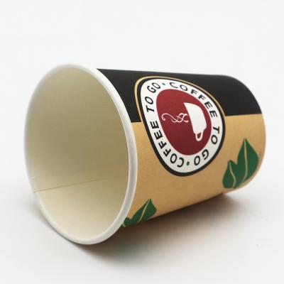 China Wholesale Plastic Free Biodegradable Eco Friendly Disposable Coffee Paper Cups for sale