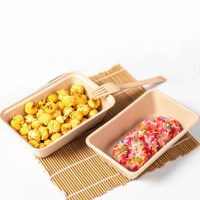 China Microwavable Disposable Container For Food Customize Eco Friendly Compostable Food Container for sale