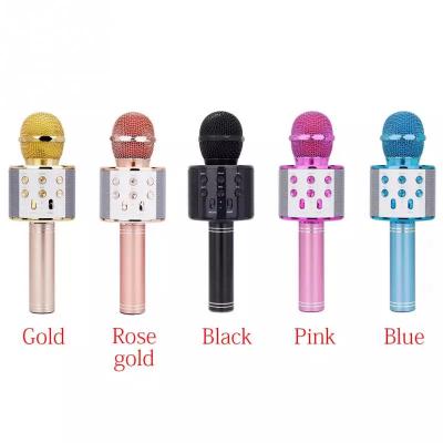 China Blue Tooth Karaoke Microphone Usb Karaoke Ktv Microphone Wireless Microphone Handheld Hand Held Ktv Portable for sale