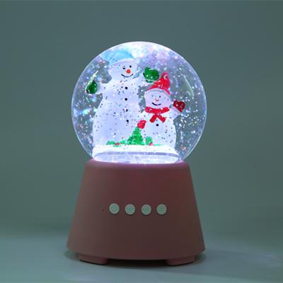 China Mini Christmas Gift 2018 Crystal Color Ball Blue Tooth Magic Speaker for sale