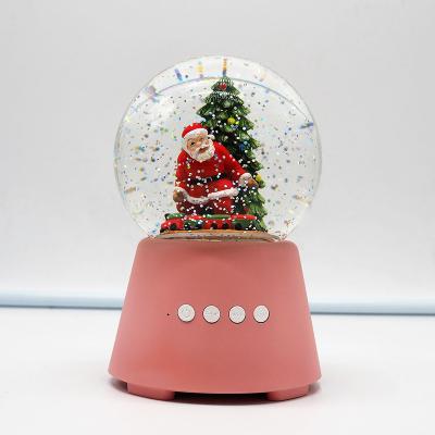 China Mini Portable Wireless Music Mini Christmas Speaker Santa Claus Gift Wireless Speaker for sale