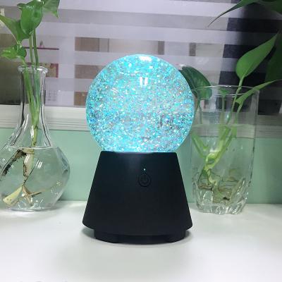 China 2019 Best Selling Amazon Rainbow Light Crystal Blue Ball Wireless Speaker Water Color Mini Best Selling Music Player mp3 for sale