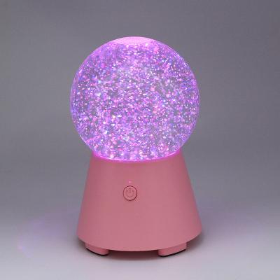 China 2019 Fasion Mini Design Crystal Water Ball With Tornado Dancing Inside Wireless Portable Speaker Best Gift for sale