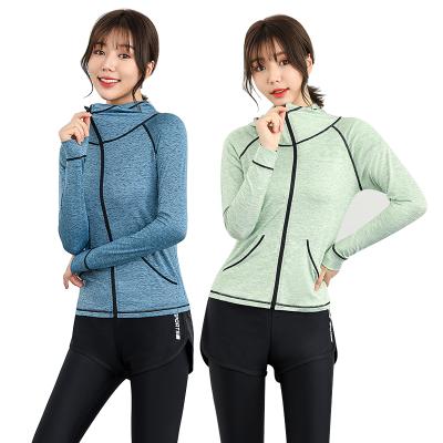 China Breathable 4 Piece Hooded Jacket Set Top And Pants Set Women's CasualSweatsuit Tracksuit Yoga Tracksuits for sale