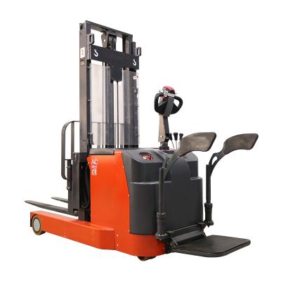 China Hot Sale Hotels Q1530 Mini Reach Forklift Truck Electric PU Wheel Reach Truck for sale