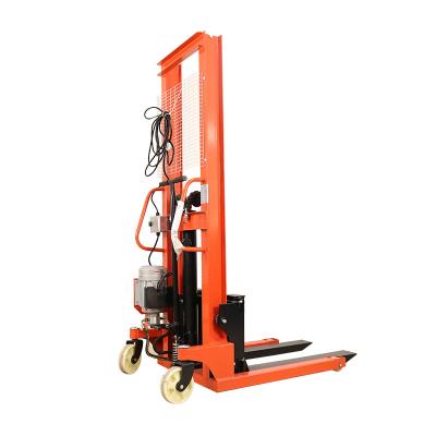 China High Quality Economic Hotels CTD 1000kg Mini Pedestrian Stagger Semi Electric Stacker for sale