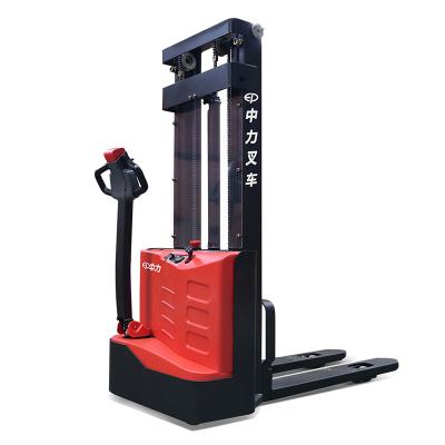 China Hotels 1 Ton 1.2 Ton Stacker Truck Electric Battery Charger Stacker for sale