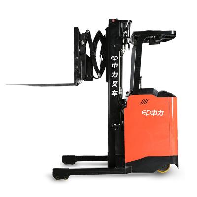 China Hotels CQD12SSD Electric Deep Reach Truck Double Scissor Forklift Doubles Reach Truck for sale