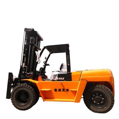 China China HANGCHA heavy duty balanced counterweight forklift diesel forklift 10 ton with 3m 5m mast for sale