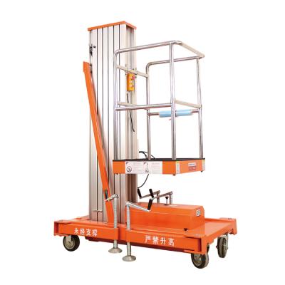 China Safety Height Lifting Double Masts Aluminum Alloy Elevating Aerial Work Platform for sale