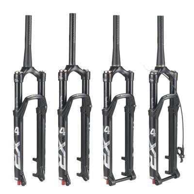 China Mountain Bikes Aluminum Alloy 120mm 26/27.5/29 Bicycle Front Suspension Fork of Inch MTB Mountain Bike Fork Disc Brake for sale