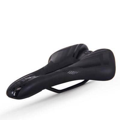 China PU Leather Outdoor Silicone Saddle Comfortable Shockproof Bicycle MTB Bike Saddle for sale