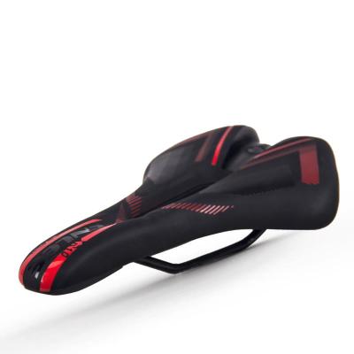 China Bicycle Saddle Ventilation Mountain Bike Seat Saddle Chrome Molybdenum Steel Bow Saddle Bike Wear-Resistance Shockproof Bicycle for sale