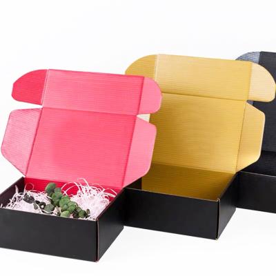 China Recycled Materials Cheap Recycled E-Commerce Corrugated Small Corrugated Shipping Box Colored Mailer Box Printing for sale